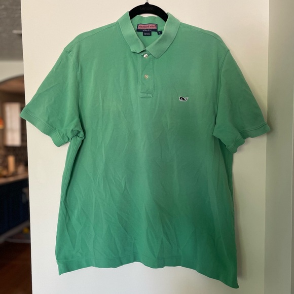 Vineyard Vines || Men’s Green Classic Polo Shirt || Size L - Picture 1 of 6